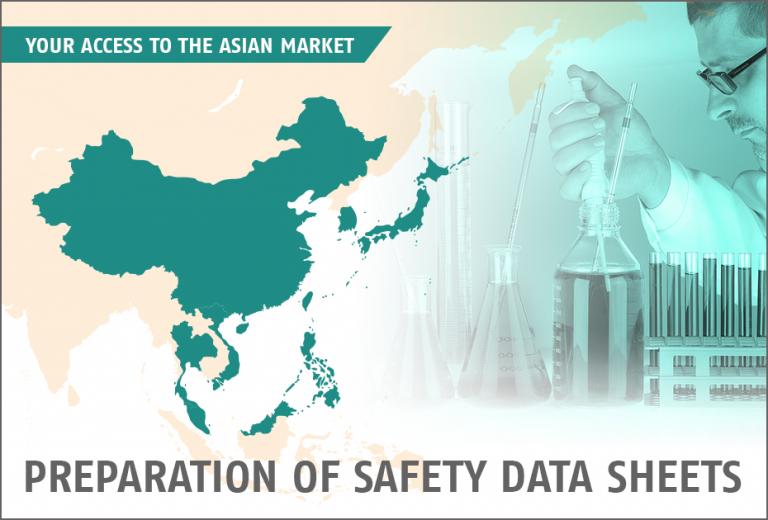 Your access to the Asian market - Safety Data Sheets