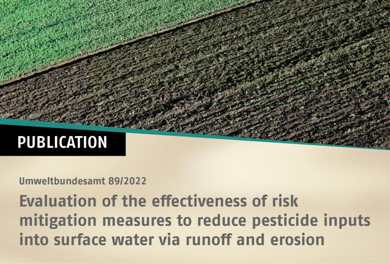 Evaluation of the effectiveness of risk mitigation measures to reduce pesticide inputs into surface water via runoff and erosion