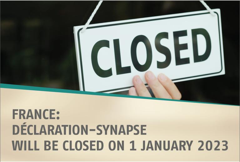DECLARATION-SYNAPSE will be closed on 1st January 2023
