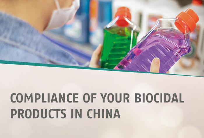 Compliance of your biocidal products in China