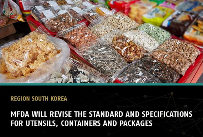 FFCM South Korea Revised Standard and Specifications for Utensils, Containers and Packages