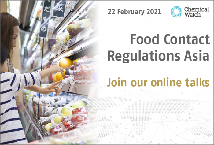 Food Contact Regulations Asia 2021 - Join our talks!